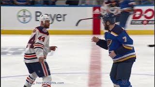 Zack Kassian vs Patrick Maroon Mar 19, 2019