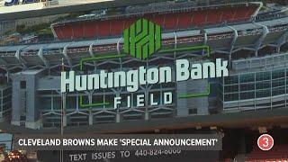 WATCH LIVE: Cleveland Browns, Haslam Sports Group make 'special announcement' at stadium