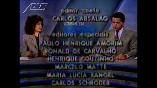 Intervalo - Jornal da Globo/Suspense - Globo Rio (30/06/1989)