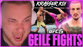 GEILE FIGHTS in UFC 5!  CRAZY KOs + EXTREME SPANNUNG!  | SolutionPlayz