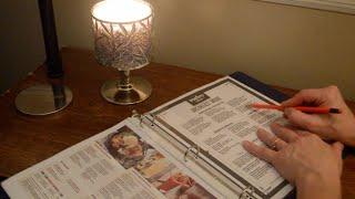 Asmr - Menu Reading - Softly Spoken