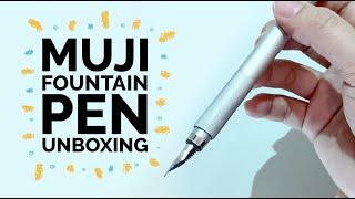 Muji Fountain Pen Unboxing ASMR