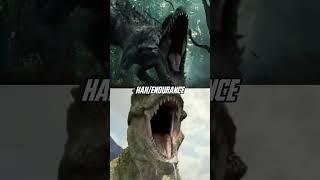 indy the indominus rex (hybird) from jurassic world vs speckles the tarbosaurus from dino king