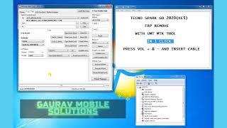 Tecno Spark Go 2020 (KE5)FRP Remove 1 Click With UMT