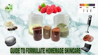 5 STEPS TO FORMULATE STABLE, EFFECTIVE AND SAFE HOMEMADE SKINCARE FOR BEGINNERS