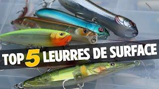 Pêche du BAR en surface : TOP 5 des meilleurs leurres !!!