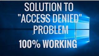 How To Fix "Access Denied" Issue For USB DRIVE  | 100% WORKING | REMOVABLE DISK Issues Solved