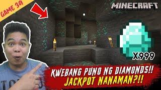 Kweba na Maraming Diamonds Nadiskubre ko - Minecraft Part 39