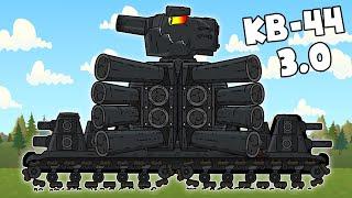 Black KV-44 - Steel Fortress of LEVIATHAN - Cartoons about tanks