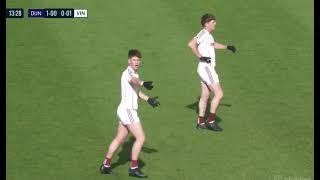 MICHAEL MCIVORS CONFUSES THE DOZY UMPIRE - DUNSANY V ST VINCENTS - 2024 MEATH JUNIOR FOOTBALL FINAL