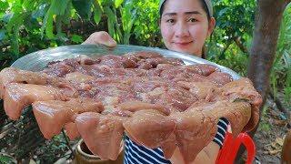 Yummy Chicken Liver Stir Fry Ginger Recipe - Chicken Liver Cooking - Cooking With Sros