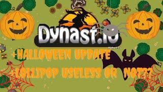 Dynast.io | Halloween UPDATE 2021 | Is Lollipop Knife Useless ??