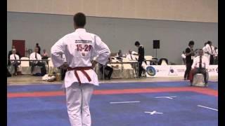 Kata Boys 15 yea Zbrizkiy RUS vs Connolly AUS 2nd round Heian sandan