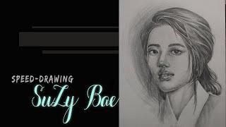 Speed Drawing Of Suzy Bae"s Portrait #suzybae #Pencilsketch #drawing #MeghaArts