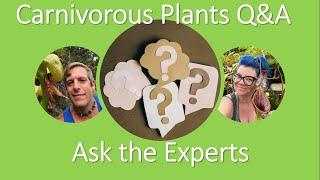 Carnivorous Plant Q&A- Open House - Ask the Experts