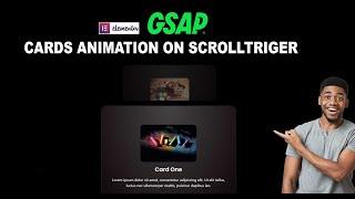 Smooth GSAP Card Animation on ScrollTrigger with Elementor Page Builder