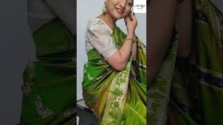 Sawan Special Banarasi Handloom Silk Saree #saree #banarasisilk #shorts Whatsaap Number - 9415427022