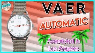 Sophomore Homerun! | VAER American Assembled or 100% Swiss Made 100m Automatic Unbox & Review