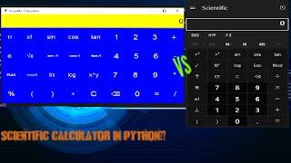 How to make Scientific Calculator in Python | Python 3.8 | #RNutro