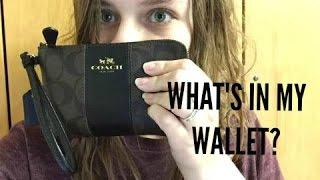 WHAT'S IN MY WALLET?