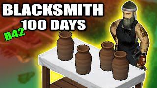 Is POTTERY Worth It In BUILD 42 | 100 DAYS As a BLACKSMITH (7)