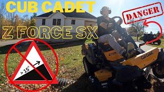 #52 Cub Cadet Zero Turn on Dangerous Slopes