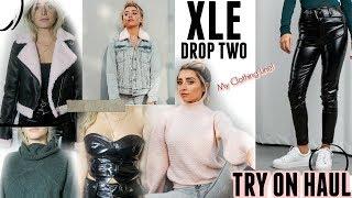 FALL TRY ON HAUL! XLE DROP 2! MY CLOTHING LINE! | Lauren Elizabeth