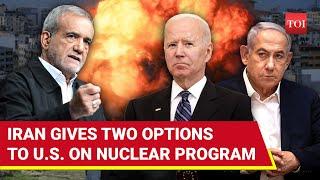 'Disarm Israel Or...': Iran's Rare Ultimatum To U.S. Over Missiles & Nuclear Program | Watch