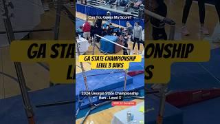 Georgia State Championship 2024 - Bars Level 3 #gymnastics #gymnast #usagymnastics