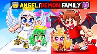 Having An ANGEL/DEMON FAMILY in Roblox!