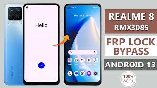 Realme 8 FRP Bypass Android 13 Without Pc Realme 8 Google Account Bypass Realme RMX3085 FRP Unlock