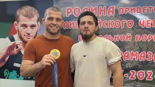 Магомед Рамазанов , Встреча Олимпийского чемпиона по вольной борьбе ,в селе Октябрьское