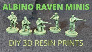 3D Printed Modern Special Ops Soldiers by Albino Raven Minis | Mooseworks