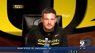 Dan Lanning reflects after the Ducks vs. Huskies football game