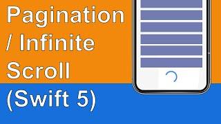 Swift: Infinite Scroll & Pagination Tableview (Xcode 11, iOS) - 2020