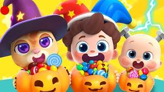 Trick or Treat Song | Halloween Gumballs | Halloween Songs | Nursery Rhymes & Kids Songs | BabyBus