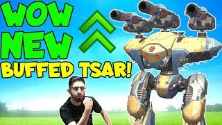 WOW! New Improved Version Of The TSAR Weapon War Robots Sharanga Gameplay WR