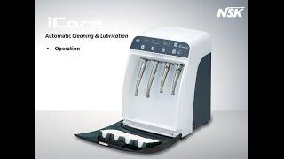 NSK-iCare handpiece maintenance machine - operation