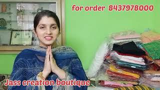 New punjabi suits design for girls 2021 by jass creation