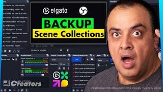 How To Backup and Restore OBS Scene Settings - OBS Export and Import Scene Settings Elgato Plugin