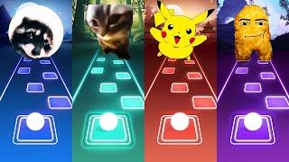 Pedro Pedro Pedro Vs Chipi Chipi Chapa Chapa Vs Pikachu Vs Gegagedigedagedago | Tiles Hop EDM Rush