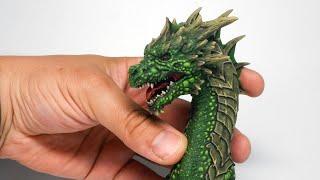 Cool EMERALD DRAGON. 3d printing and painting.