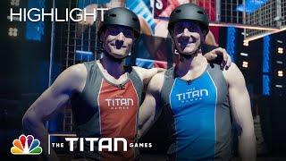 Brothers Noah and Eric Palicia Face Off on Chain Linked - The Titan Games