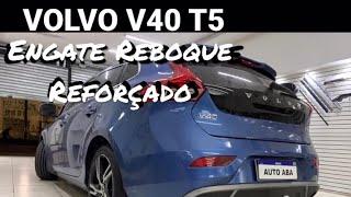 VOLVO V40 T5 Instalamos o Engate Super Reforçado Modelo Removível #AutoAba