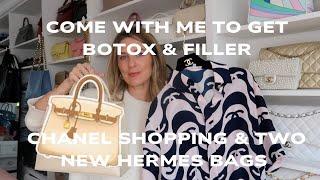 TRANSFORMED MY FACE IN 5 MINUTES WITH BOTOX & FILLER COME WATCH | 2 NEW HERMES BAGS CHANEL SHOPPING