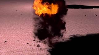 Explosion in Cinema 4D using Turbulence FD