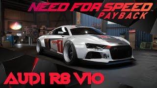 NFS Payback [PS4] Audi R8 V10 Customization