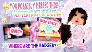 ALERT THINGS YOU POSSIBLY MISSED IN THE UPDATE | Royale High Glitterfrost