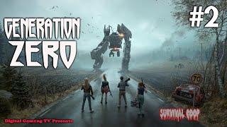 Generation Zero – Дождались! Восстание Машин • Выживание кооператив ▶СТРИМ #2 Продолжение