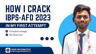 How I Crack IBPS-AFO In My First Attempt 2024 | Self Study | My Resources for Pre and Mains Exam